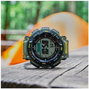 img 3 attached to Мужские наручные часы Casio Protrek PRG-340-3 компас