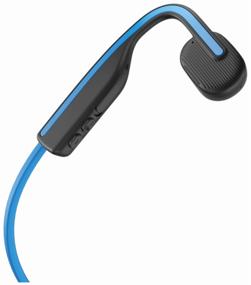 img 3 attached to AfterShokz OpenMove wireless headphones, elevation blue