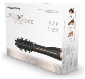 img 1 attached to Rowenta hairbrush CF 9620, black