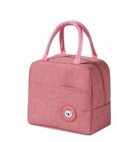img 3 attached to Thermal Lunch Bag (Pink)/ Thermos Bag/ Thermo Food Bag/ Thermo Delivery Bag/ Thermo Small Bag/ Cooler Bag 23*21*13 cm