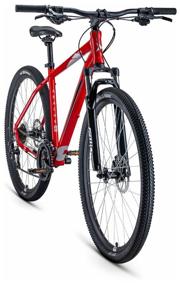 img 1 attached to Mountain bike (MTB) FORWARD Apache 29 2.0 Disc (2021) red/silver 19" (requires final assembly)