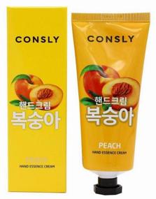 img 3 attached to Consly Essence hand cream with peach extract, 100 ml