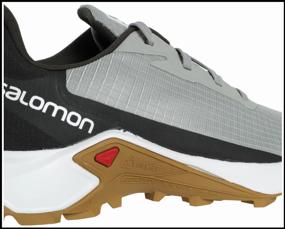 img 3 attached to Salomon sneakers, size 9.5 / 27.5, Wrought Iron/White