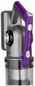 img 2 attached to Weissgauff V18 BLDC Turbo Soft Brush Vacuum Cleaner: Powerful Cleaning in Grey/Purple