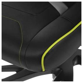 img 3 attached to Computer chair ZONE 51 Cyberpunk gaming, upholstery: faux leather, color: yellow/grey