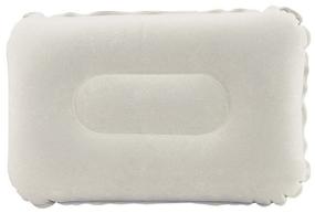 img 3 attached to 🌬️ Bestway Flocked Air Pillow 67121 - Inflatable Pillow, 42x26 cm: Expanding Comfort in Range