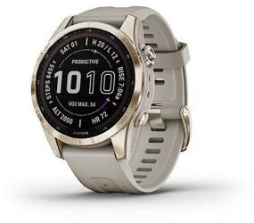 img 3 attached to Smart watch Garmin fenix 7S Sapphire Sol, Cream Gold Ti , Smart Watch (010-02539-21)