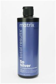 img 1 attached to Matrix So Silver triple action mask to neutralize yellow hair in blondes, 500 ml