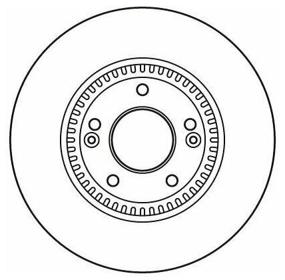 img 3 attached to Brake disc front TRW DF6108S for Hyundai, Kia