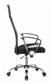 img 2 attached to Premium Computer Chair Bureaucrat CH-600SL: Head Support, Faux Leather/Textile Upholstery, Sleek Black Design