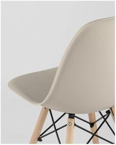 img 2 attached to 🪑 4-Piece DSW Style Kitchen Chairs with Back Support