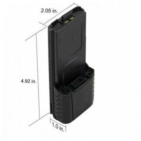 img 3 attached to High capacity battery for radio Baofeng UV-5R (3800 mAh)