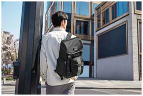 img 3 attached to Backpack NINETYGO BUSINESS MULTIFUNCTIONAL backpack 2v1 black