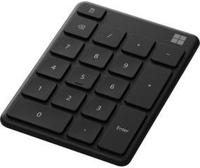 img 1 attached to Microsoft Number Pad Bluetooth Wireless Keyboard Matte Black