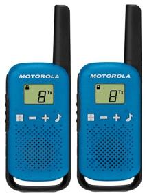 img 2 attached to 📞 Efficient Communication Made Easy: Motorola Talkabout T42 Twin Pack Radio Set in Blue/Black