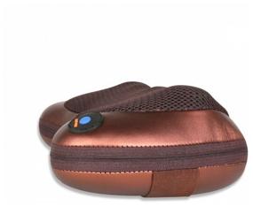 img 3 attached to Car & Home massage cushion 8028 31x21x10 cm, brown