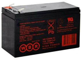 img 1 attached to Battery WBR HR1234W F2 12V 9 Ah