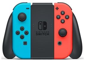 img 3 attached to Nintendo Switch 32GB Neon Blue/Neon Red