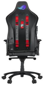 img 3 attached to 🎮 ASUS ROG Chariot Gaming Chair for PC, Upholstery: Faux Leather, Black/Red Stitching - Ultimate gaming experience