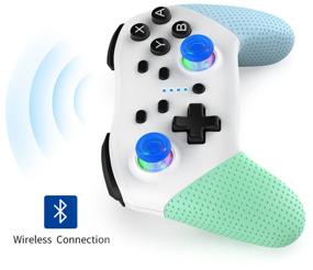 img 3 attached to Wireless bluetooth gamepad DOBE for Nintendo Switch, TNS-1176