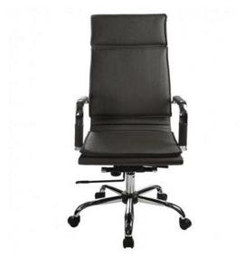 img 3 attached to 🪑 Executive Bureaucrat Computer Chair CH-993: Imitation Leather Upholstery (Black)