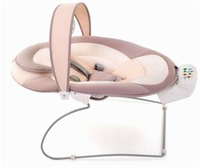 img 3 attached to Electric swing for newborns Nuovita Cullare with vibration rocking function, chaise longue (Cacao/Cocoa)