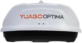 img 3 attached to Roof box Yuago Optima EuroLock (390 l), white
