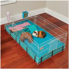 img 3 attached to Cage for rodents Midwest Guinea Habitat Plus 120x60x36 cm 120 cm 60 cm 36 cm green