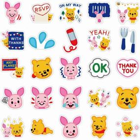img 1 attached to Set of stickers "Winnie the Pooh" 50pcs / "Vinnie The Pooh" / Self-adhesive stickers