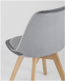 img 2 attached to Chair set STOOL GROUP Frankfurt velor, solid wood/velor, solid wood, 2 pcs., color: gray