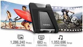 img 3 attached to 2 TB External HDD ADATA DashDrive Durable HD650, USB 3.2 Gen 1, black