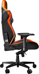 img 3 attached to Gaming chair COUGAR Armor Titan, upholstery: imitation leather, color: black/orange