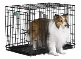 img 2 attached to Cage for dogs Midwest iCrate 1536DD 91х58х63 cm black
