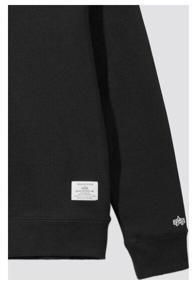img 2 attached to Alpha Industries Essential Crew Men's Sweatshirt Black , Size M