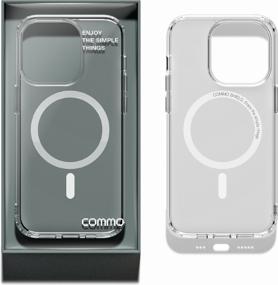 img 2 attached to Transparent COMMO Shield Case for iPhone 14 Pro with Wireless Charging