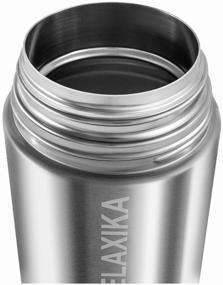 img 3 attached to Thermos for food Relaxika 301 in a thermocase, 1 l, silver