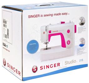 img 1 attached to 🧵 Singer Studio 21S Sewing Machine, White/Pink - Enhanced for SEO