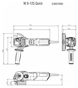 img 3 attached to УШМ Metabo W 9-125 Quick box, 900 Вт, 125 мм