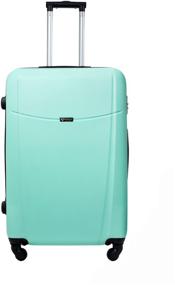 img 3 attached to Bonle Suitcase, Premium ABS, Mint, Size L, 75.5 cm, 91 L