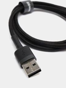 img 3 attached to Cable Baseus Cafule USB - USB Type-C (CATKLF-UG1), 3 m, black/grey