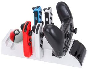 img 3 attached to Многофункциональная зарядная станция 6 в 1 DOBE для Nintendo Switch и Pro Controller, TNS-19035