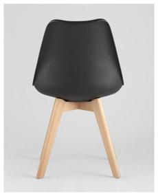 img 3 attached to STOOL GROUP Frankfurt chair set, plastic/artificial leather, 4 pcs., color: black