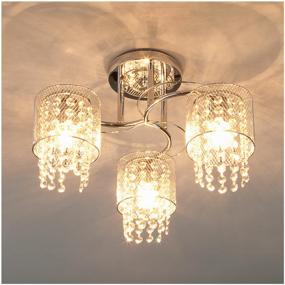 img 3 attached to Chandelier Eurosvet Bonnie 30137, E27, 180 W, number of lamps: 3 pcs., color: chrome