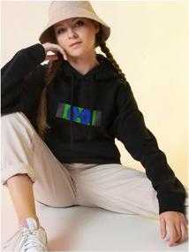 img 3 attached to Cyberpix / Smart luminous sweatshirt Cyber ​​hoodie black 42 size, hoodie with LED screen, the best gift