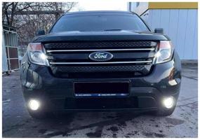 img 1 attached to Set of LED fog lights 60W for Renault Logan, LADA Vesta, XRay, etc.