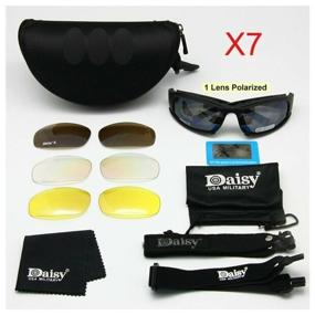 img 2 attached to Men's sunglasses with interchangeable lenses and anti-lost key fob/Polarized/For drivers/For fishing/For cyclists and motorcyclists