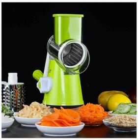 img 3 attached to 🥕 Versatile Manual Vegetable Cutter / Mechanical Grater for Fruits and Vegetables / 3-in-1 Manual Chopper / Essential Kitchen Utensils and Supplies