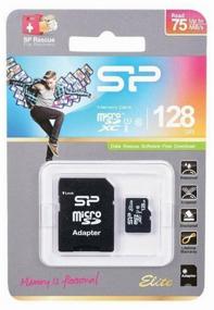 img 3 attached to Memory Card Silicon Power microSDXC 128 GB Class 10, UHS Class 1, R/W 75/15 MB/s, adapter to SD