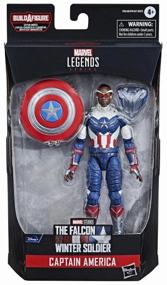 img 2 attached to Фигурка Hasbro Marvel Legends Series Avengers Captain America: Sam Wilson F0328, 15 см