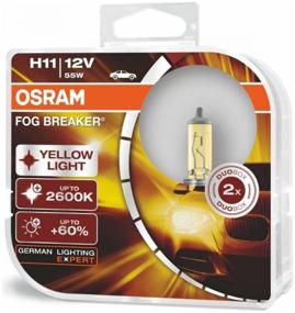 img 3 attached to Car halogen lamp OSRAM Fog Breaker 64211FBR H11 12V 55W PK22s 2600K 2 pcs.